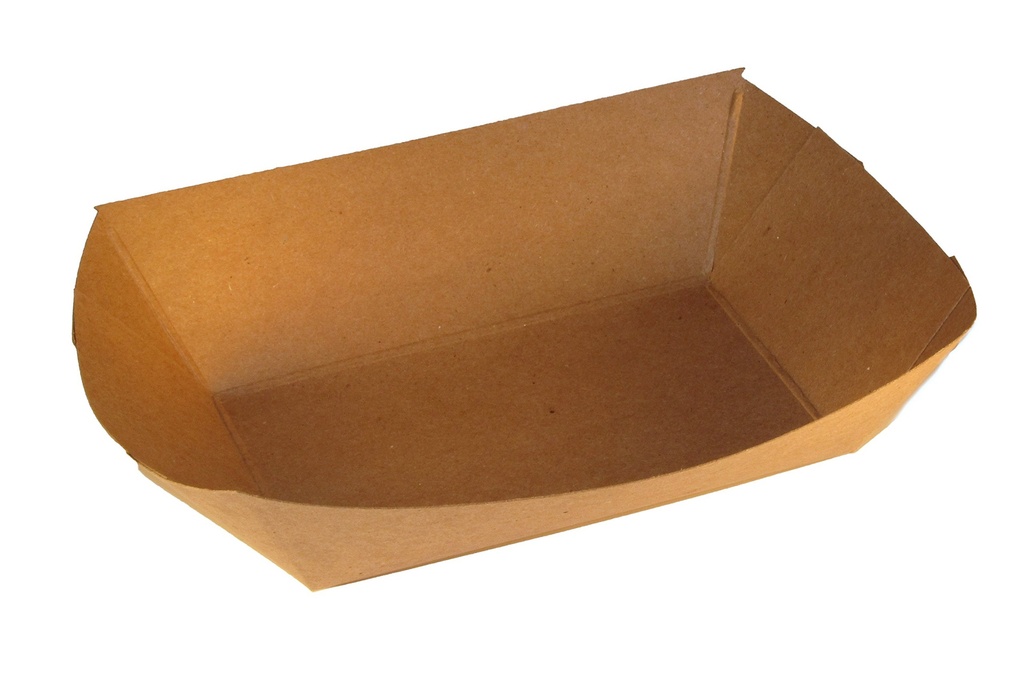 Food Tray 2 LB Eco- Natural Kraft 250/cs