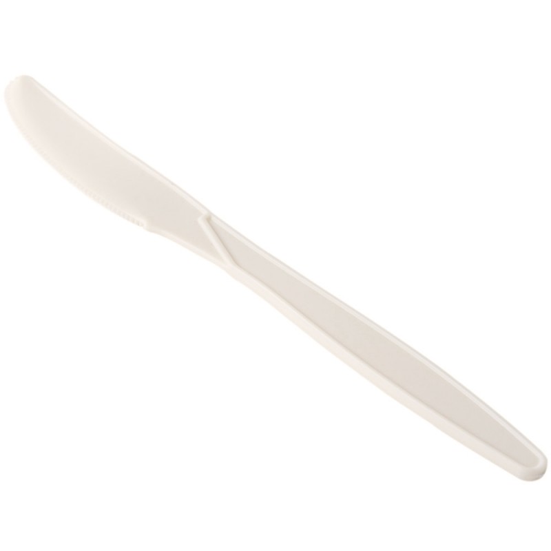 Heavy PSM knife / mes NatCorn Compostable (100pcs/case) #PSM-NCKN