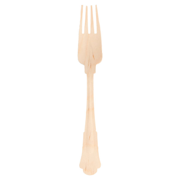Houten vork / Wooden Fork  "Classic" 200mm (100pcs/pack)