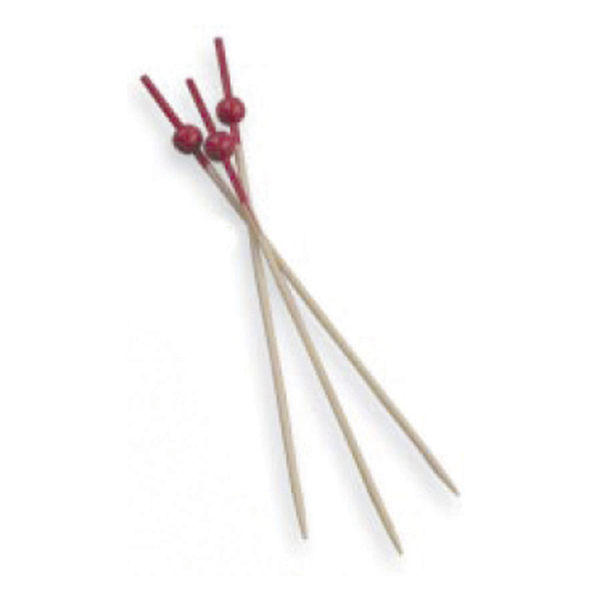 Picks "Red Ball" 9cm Natural Bamboo (100st/pak)