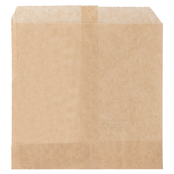 Chip greaseproof Bags Natural Kraft 12x12cm (1000st/pak)