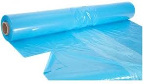 LDPE vel blauw op rol 98x98cm (1000st/rol)