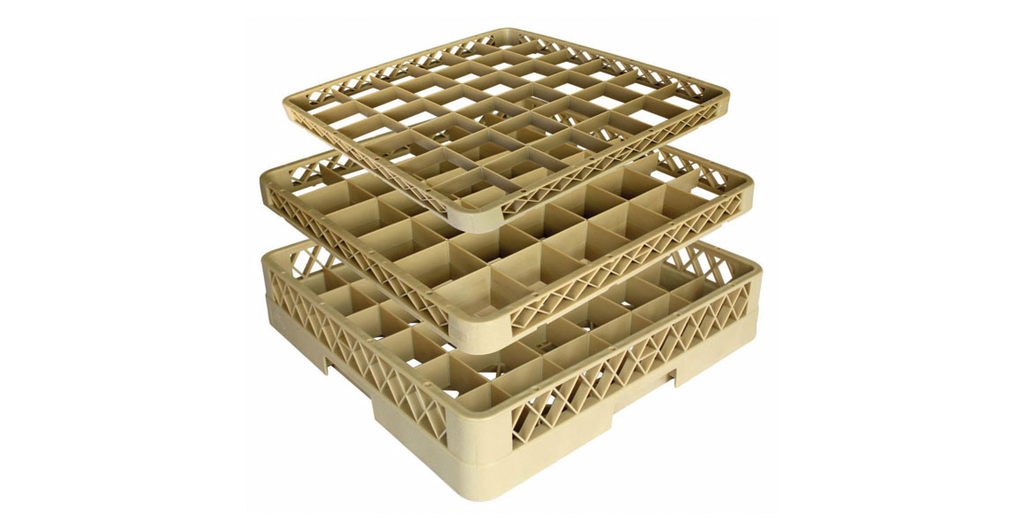 Rack for Dishwasher 36 comp. Beige PP