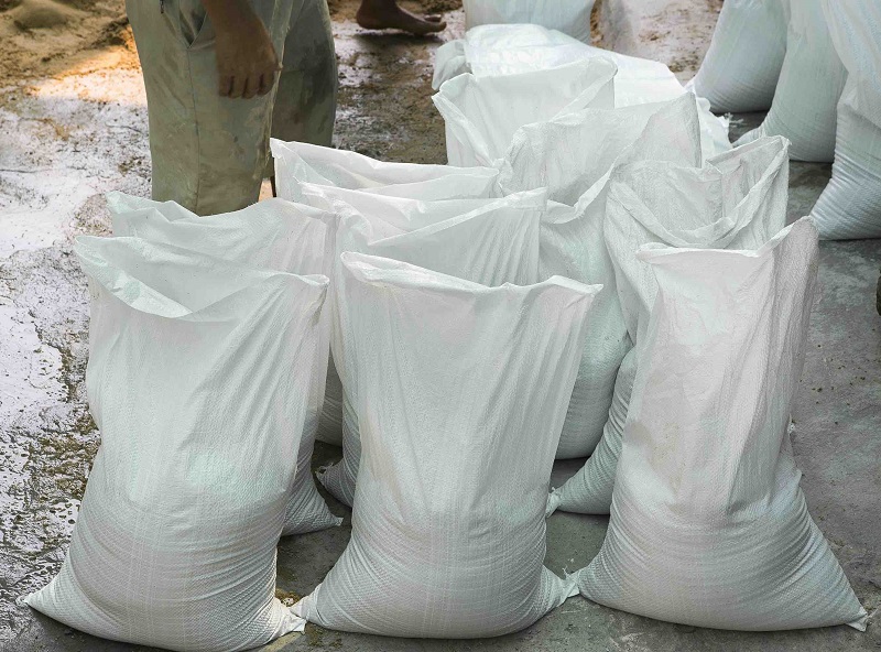 Zakken voor zand/puin (met liner) 50x80cm (per stuk)