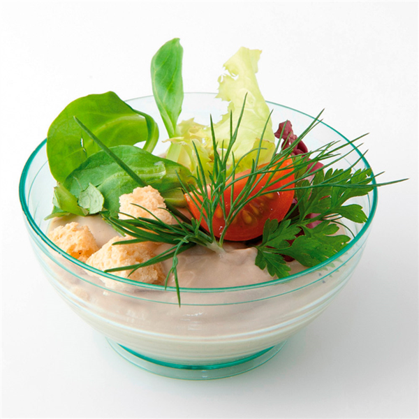 Amuse bowl Green Transp. PS 7,2x3,5cm 30 st/pk