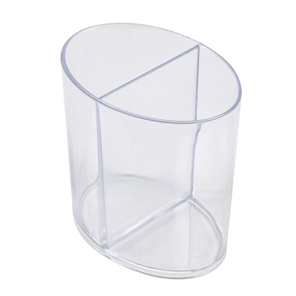 Amuse bakje Ellipses. 2x60ml 6,5x6,5cm Clear PS (100pcs/pack)