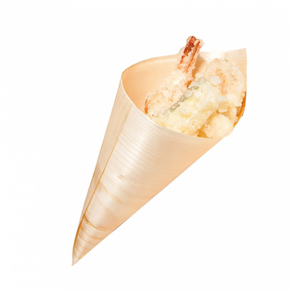 Houten cone 17cm (50st/pak)