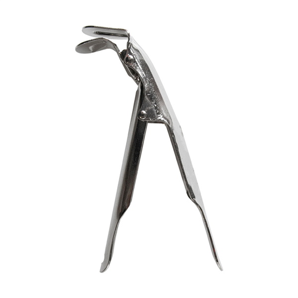 Pan gripper for deep pizza dishes 3x19cm silver stainless steel (per stuk)
