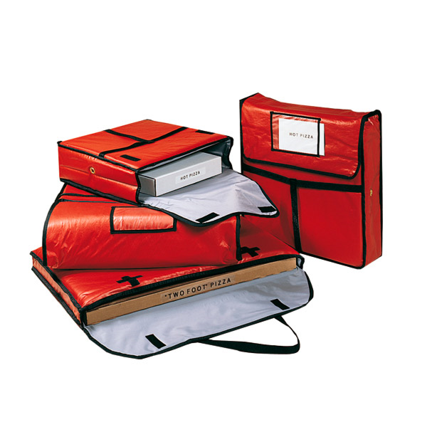 Pizza delivery Bag 46cm 49x48,5x13cm Red Vinyl (per stuk)