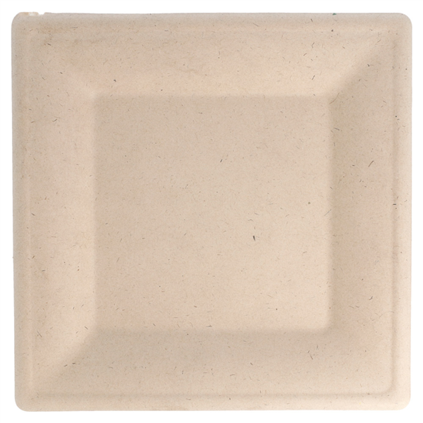 Bord vierkant 26,2cm (Bagasse / Natural Cellulose) 50st/pak