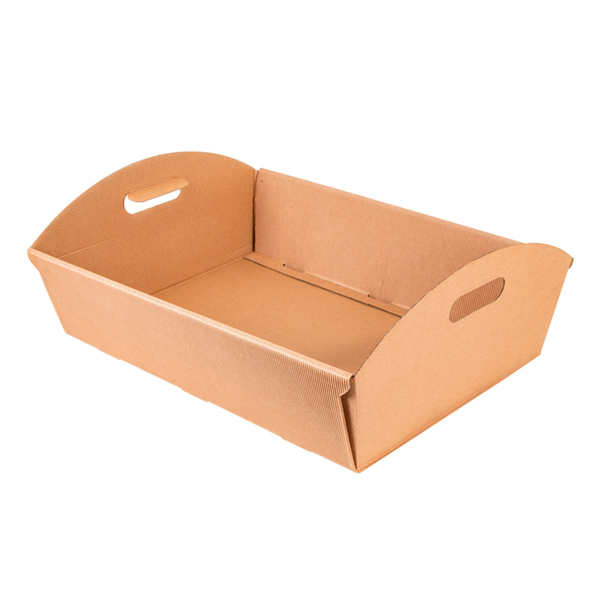 Baskets 43x30x11cm Natural Kraft Cardboard (per stuk)