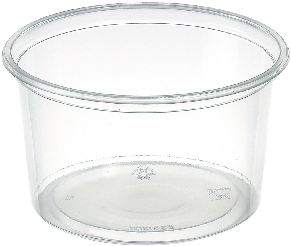 Delipack PP Transparant Round Duni / 101x101x61mm / 300ml / 20x50st/ds