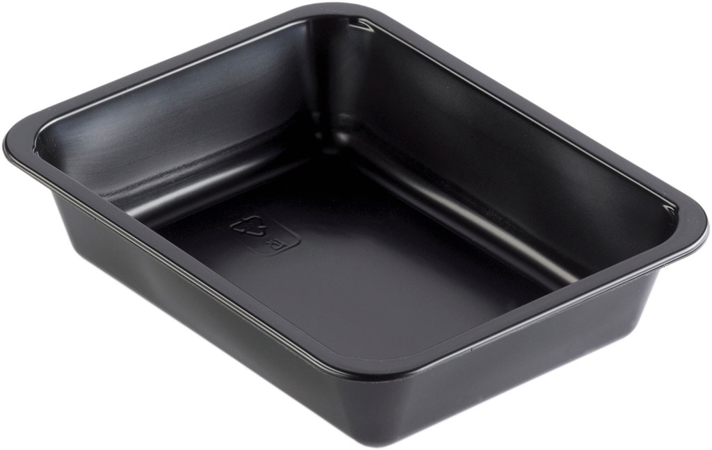 Tray Duni PP menuschaal Blk rectang. 227x178x50mm  216/cs
