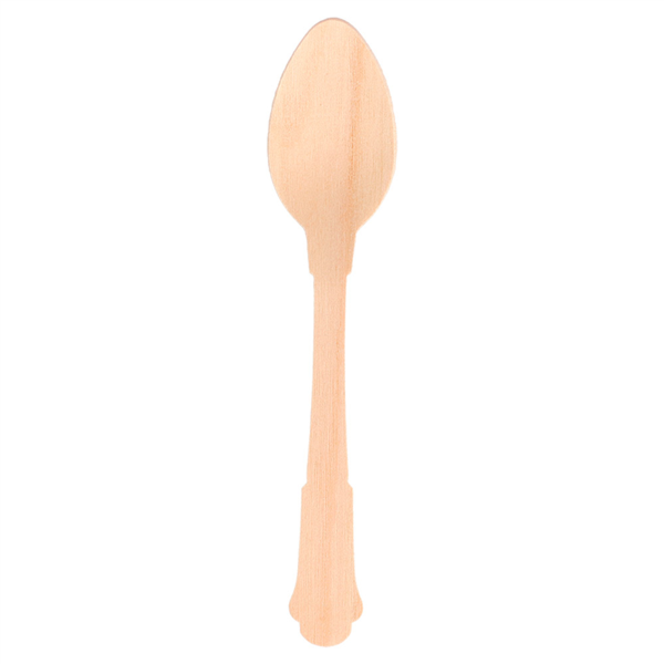 Houten Koffie lepeltje 12cm (100st/pak)