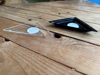 Amuse schaaltje Zwart Large Plato Triangle (180st/pak)