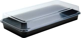 Lunch Box PS 1 comp. Zwart / Transp. 270x135x54mm 160st/ds