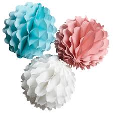 Honey Comb Paper 20cm Mix 'em Up (3stuks/pak)