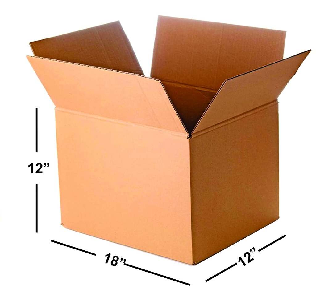 Carton Boekendoos  45x30x30 cm , 1.5 Plain 18x12x12"