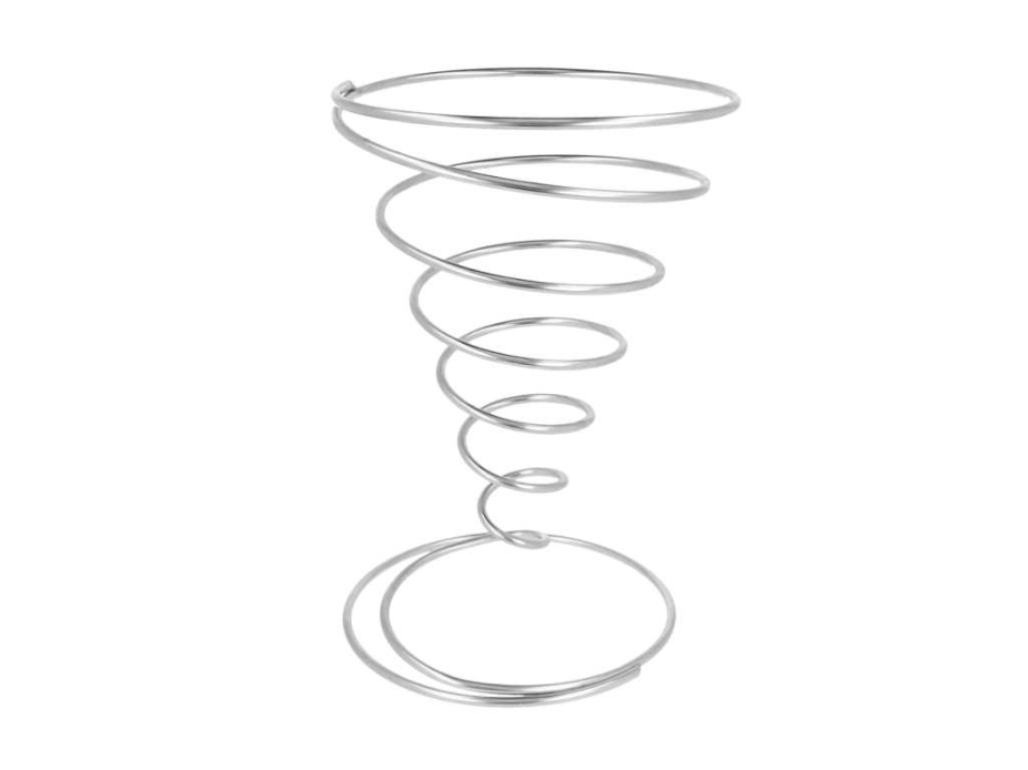 Basket voor puntzak 13x23cm Silver Stainless Steel (Per stuk)