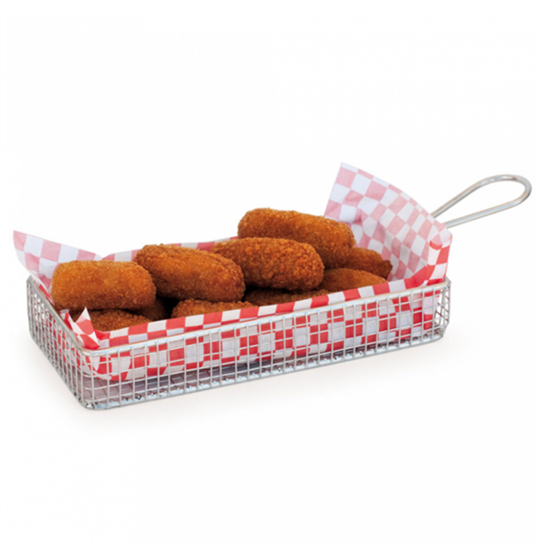 Mini Fryer 22x10x6cm Silver Stainless Steel  per pc
