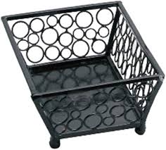 Mand IJzer / Basket Steel Rechthoekig 21x14x6,5cm (per stuk)