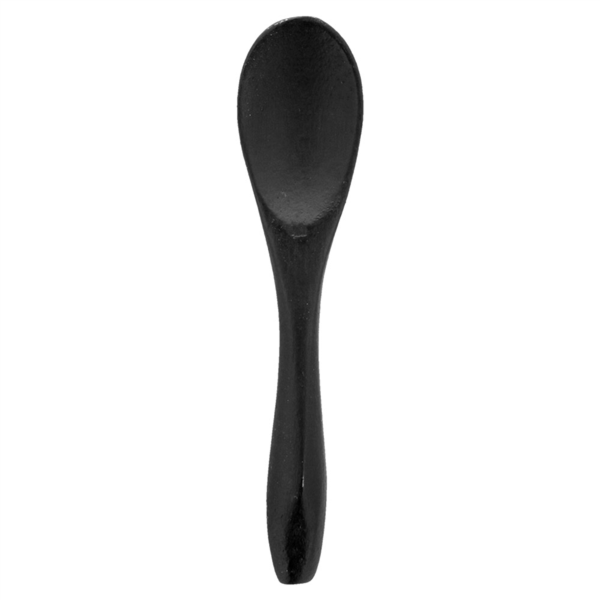 Klein Bamboe lepeltje 9cm Zwart (50pcs/pack)