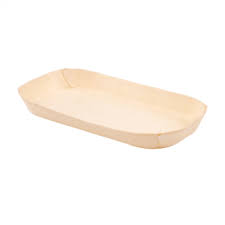 Houten snack containers 8x10cm (100pcs/pack)
