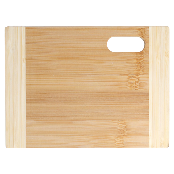 Cutting board two-colored 16x22x0,9cm Natural Bamboo (per stuk)