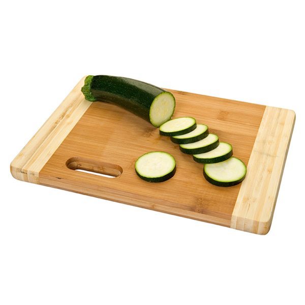 cutting board two-colored 22x30x1,9cm Natural Bamboo (per stuk)
