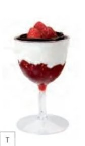 Amuze cups 60ml 5,3x8,8cm Black PS (10pcs/pack)