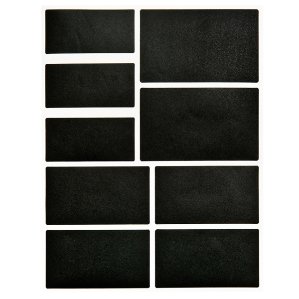 Blackboard Labels Rechthoekig (Set van 2 sheets 20x26cm / 18 labels)