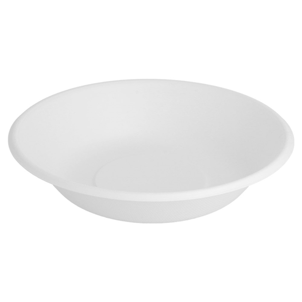 Plate / bordje "Bionic" 680ml 19x4cm White Cellulose 50pcs/cs