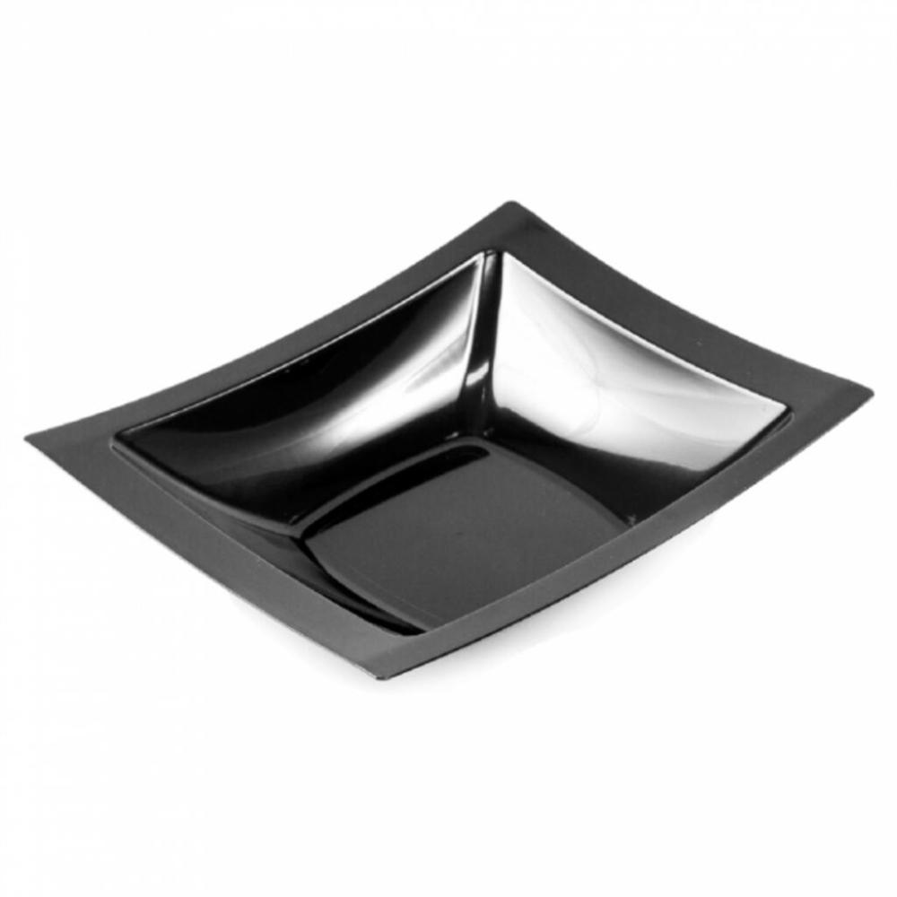Diep bord 14,5x12cm Black (PS) 150ml (10st/pak)
