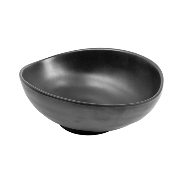 Bowls Black Melamine 20,4x17x7,6cm (per stuk)