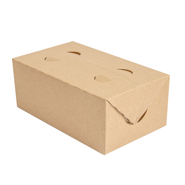 Take Away Boxes 13x23x8cm Cardboard Brown Kraft (50st/doos)