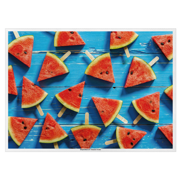 Table Mats Offset "Watermelon" 31x43cm Four Coloured Ppaper (500st/pak)