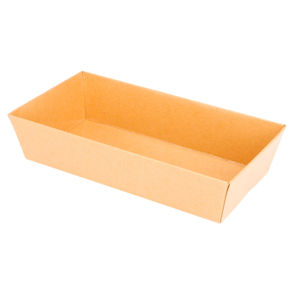 Natural kraft containers 15,5x8,5x3,5cm (50st/pak)