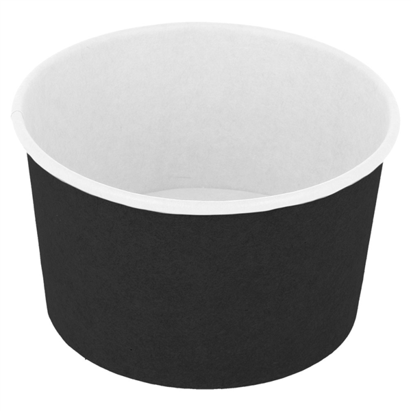 Ice cream cups 240ml (8oz) Black (50st/pak)