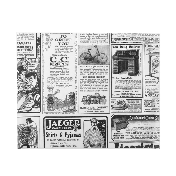 Greaseproof wrapping paper "Times" 20x25cm (1000st/pak)