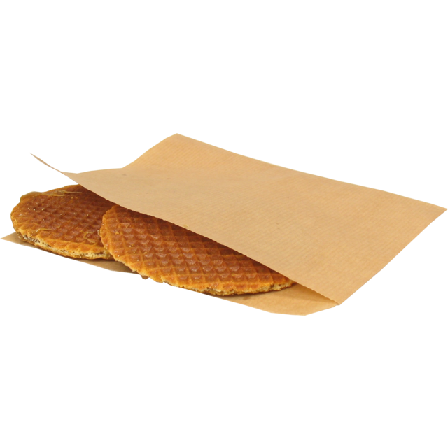 Shoarma/Grill zakjes 15x15cm ersatz Bruin Kraft (2000st/doos)