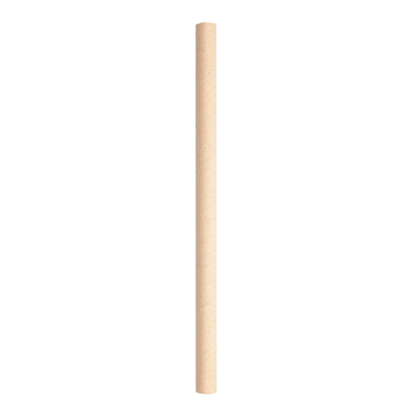 Cocktail straws 0,8x14cm Natural Kraft (250st/pak)