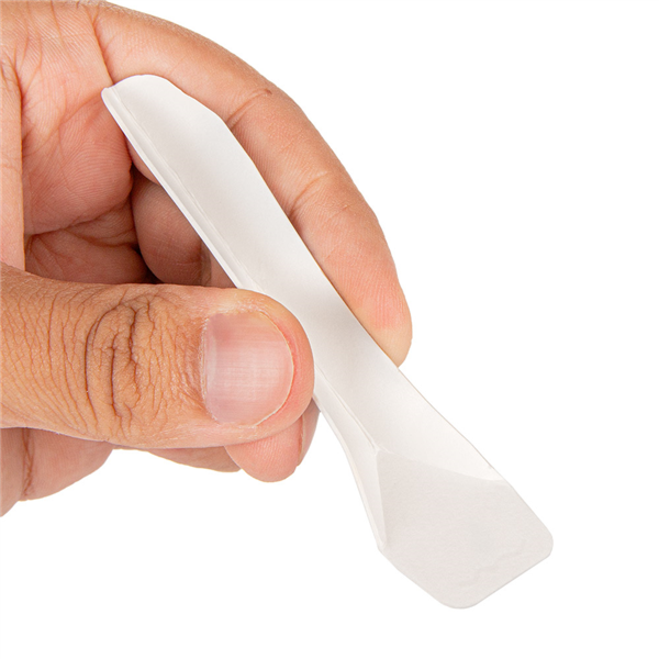 Small (Paper) Ice Cream Spoons 9,4cm White Cardboard (450st/pak)