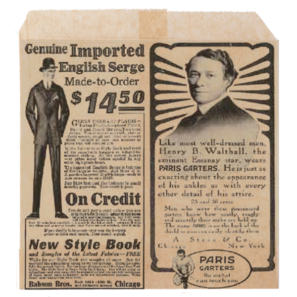 Greaseproof bags "Times" 12x12cm Kraft (1000st/pak)