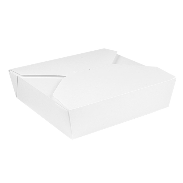 "The Pack" Rectangular Boxes 2910ml 21,7x21,7x6cm White Nano-Micro Corrugated Cardboard (50st/pack)