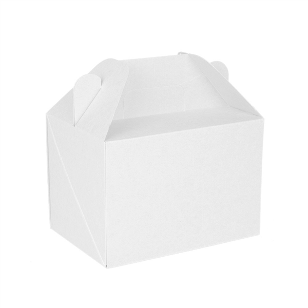 "The Pack" Gable Box 18x12x9cm White Nani-Micro Corrugated Cardboard (25st/doos)