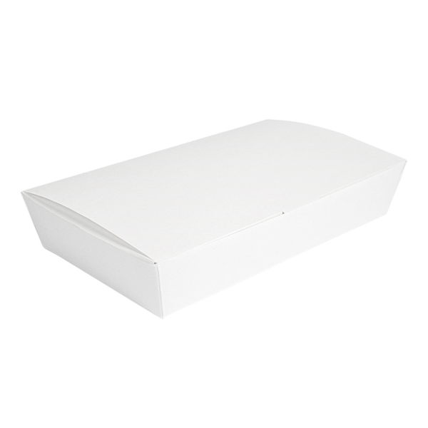 "The Pack" Lunch Box 27,5x16,5x5cm White Nano-Micro Corrugated Cardboard (60st/pak)