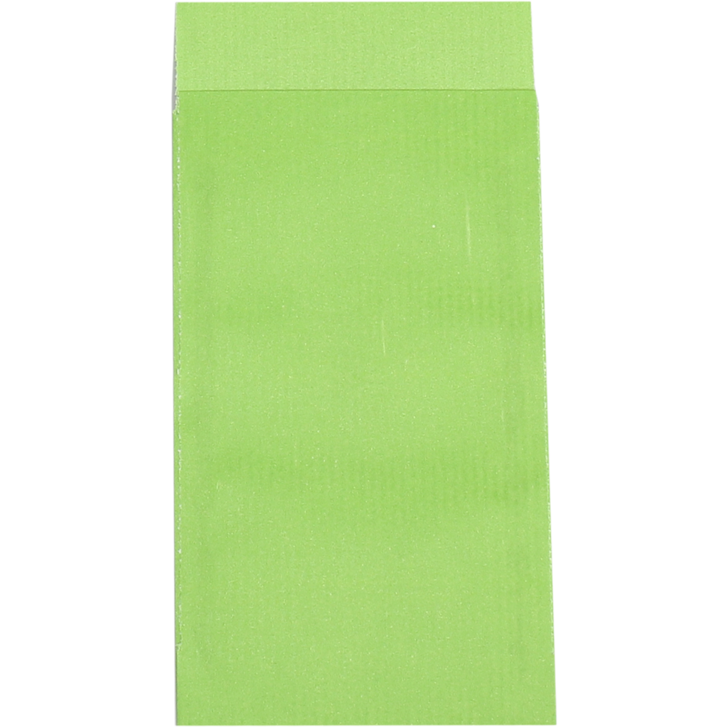 Luxe fournituren zakjes groen 7x13 cm (200st/pak)