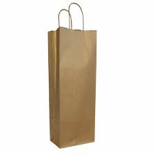 Wijnflestas papier Crystal Goud 25/pk