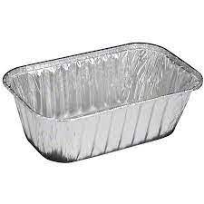 Alu Loaf Pan 1 LB 15.5x9x5 cm 200pcs/cs  HA- 31730200