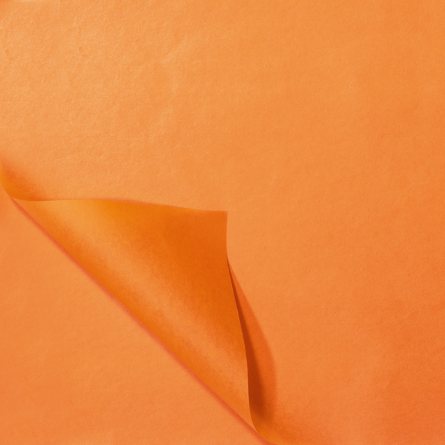 Tissue / Zijdevloe 50x70cm Oranje (100st/pak)